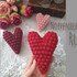 Crochet pattern: Bubble Hearts Ruby - crochet hearts in 3 sizes - no sew!