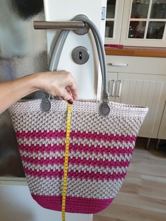 Crochet Pattern Beach Bag PDF T-shirt Yarn Bag Market Bag Pattern Reusable  