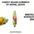 Parrot Fringe Earrings Patterns