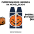 Pumpkin Fringe Earrings Patterns