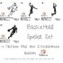 Stickdatei Basketball, Stickdatei Set NBA, Stickdatei 10x10 Basketball