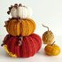 Pumpkin Centerpiece Crochet Pattern - Stacked Fall Pumpkin Decor