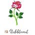 Stickdatei ROSE, florale Stickvorlage 10x10 Stickdatei, romantische Rosen