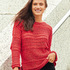 Pullover in Rot mit Mustermix