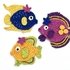 3 Fish crochet applique