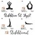 Stickdateien YOGA Set, Stickdatei Relax, Namaste Stickdatei, Maschinenstick