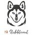 Stickdatei Husky, Stickdatei 10x10, Hunderassen Stickdatei, Hundefreunde