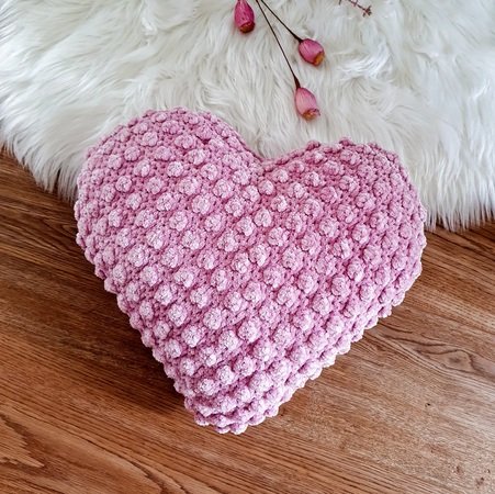 Crochet Pattern Cloud, Heart & Butterfly Pillow