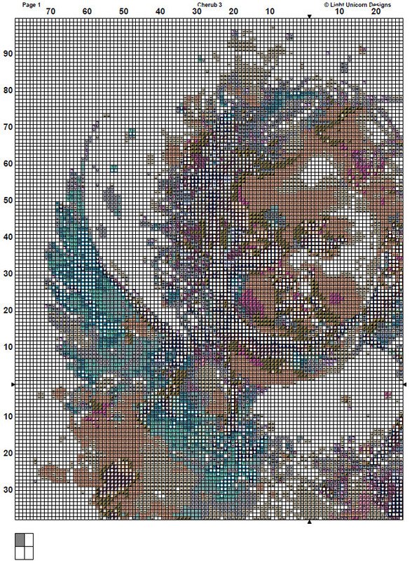 Cherub 3 Cross Stitch Pattern PDF instant download - Photos and pictures