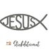 Religiöse Stickdatei, Fisch Stickdatei, digitale Stickvorlage Jesus