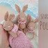 Bunny Polly Set  - 3 crochet patterns: Bunny, lovey and rattle - PDF