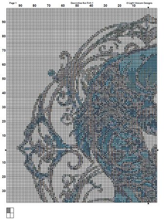 Fish 1 cross stitch pattern