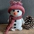 Schneemann Frosty Amigurumi Schneemann Snowman häkeln ca. 20cm hoch