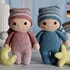 Crochet Pattern Sleeping Dolls "Luna & Luis"