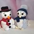 Sammelgurumi Nr. 1&6: Pinguin Nino und Schneemann Otto Winterpaket PDF