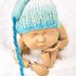 cute knitted hat for newborn babies / pointed hat