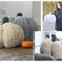 + CUDDLY + Kürbis-Kissen häkeln, tolle und kuschlige Herbstdeko Hygge-Look