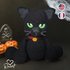 Pattern, US English and French amigurumi Black Cat pattern