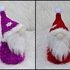 flauschiger einfacher Wichtel Nikolaus Chenille und Fransengarn Weihnachten