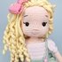 Crochet pattern doll Amigurumi doll Jenny and Bunny PDF English pattern