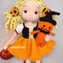 Crochet pattern doll Amigurumi doll Agnes and Pumpkin man English PDF