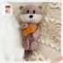 Music Box Oskar the Otter - Crochet Pattern & English & German