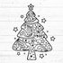 Tannenbaum Plotterdatei SVG DXF FCM