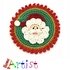 Santa Claus patch crochet applique