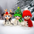 Crochet Pattern "Snowies" Christmas snowman