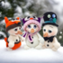 Crochet Pattern "Snowies" Outfit - Mix Snowman