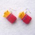 French fries earrings