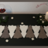 table runner with fir tree motif – crochet pattern – many variants possible