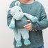 Crochet Hippo snuggler pattern, Hippo lovey, cuddle toy