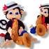 Crochet pattern Monty the musical monkey