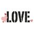 Stickdatei Schrift Love 10x10 13x18 Applikation Liebe Muttertag Valentinsta