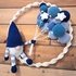 Balloon Gnome Christmas Wreath crochet pattern in german and in english