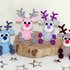 Crochet Pattern little reindeer