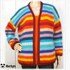 Strickanleitung Mohairjacke "Farbflash"