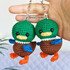 No Sew Amigurumi Pattern - Baby Mallard Duck Crochet Keychain