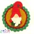 Gnome crochet Patch Ornament