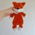 Fox Crochet Pattern. Litte Fox Snuggler Pattern