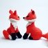 Foxes. Crochet pattern