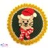 Cat Ornament crochet Patch