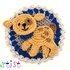 Dog crochet patch