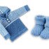 2 PDFs-set: Baby jumper & socks "Kai" (spiral pattern, size 0 m.- 5 y.)