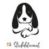 Hundesilhouette Stickdatei, Tierstickerei 10x10, Hundemotiv, Sofortdownload