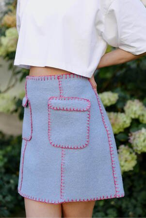 Sewing pattern mini skirt Without Sewing MACHINE, short skirt A line