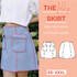 Sewing pattern mini skirt Without Sewing MACHINE, short skirt A line