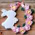 Crochet pattern Easter wreath