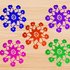 A Crochet round flowers motif pattern